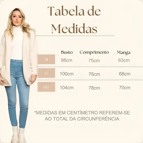 Blusa Teddy Feminino Casaco Sobretudo Inverno Bolsos Capuz