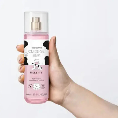 Body Splash Cuide-se Bem Deleite Boticário 200ml Vegano Suave