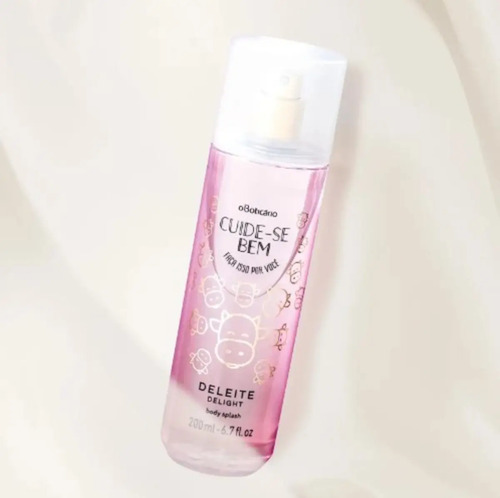 Body Splash Cuide-se Bem Deleite Boticário 200ml Vegano Suave