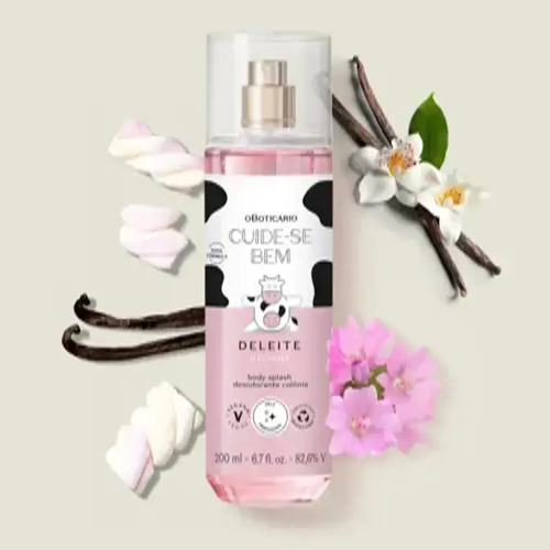 Body Splash Cuide-se Bem Deleite Boticário 200ml Vegano Suave