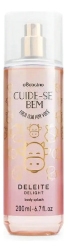 Body Splash Cuide-se Bem Deleite Boticário 200ml Vegano Suave