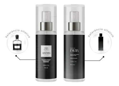 Body Splash Masculino Adventus E Enigma 200ml