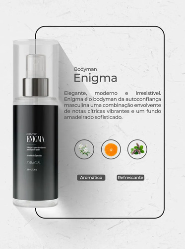 Body Splash Masculino Adventus E Enigma 200ml