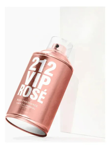 Body Spray Carolina Herrera 212 Vip Rosé Feminino 250ml - Body Splash de longa fixação