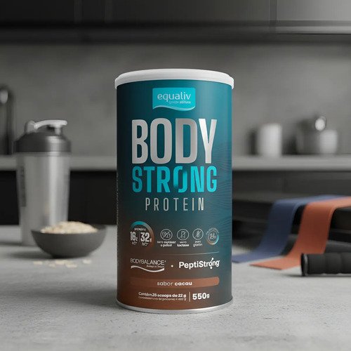Body Strong Protein Cacau 550g - Equaliv