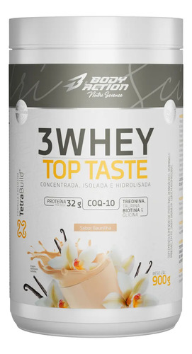 Bodyaction tradicional whey 3w top taste 900g concentrado is