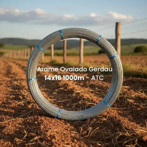Bola Arame Ovalado Gerdau 16x14 700kgf 1000m Original