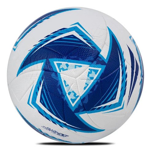 Bola de Futebol De Campo Penalty Bravo Xxiv Branco e Azul Ultra Fusion Alta Durabilidade