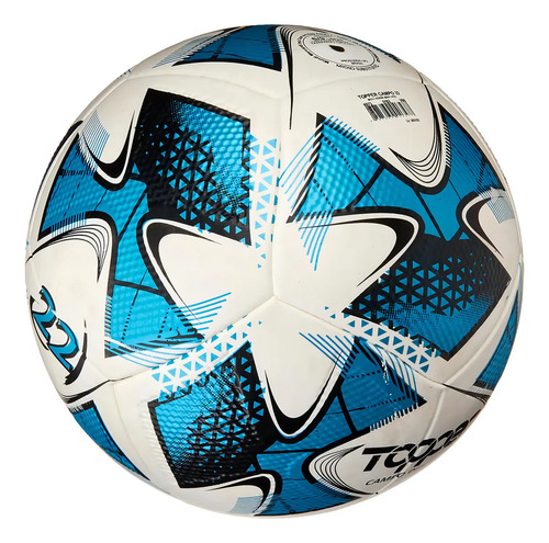 Bola De Futebol Para Campo 22 I Composição Em Pvc Topper Branco/preto