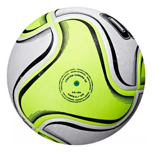 Bola de Futebol Society 8 X Amarelo, Branco E Preto Penalty
