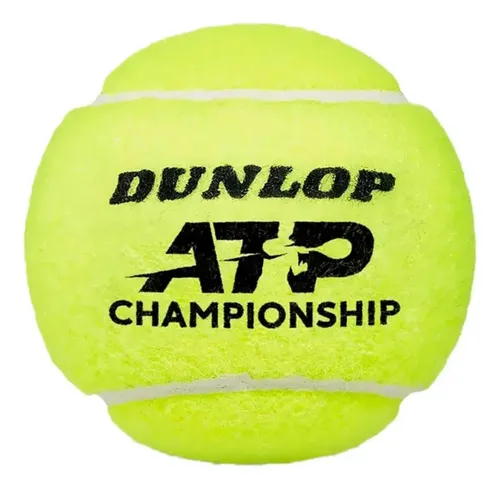 Bola De Tênis Dunlop Atp Championship Tubo Com 4 Bolas Kit 5