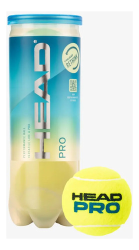 Bola de Tênis Head Pro 03 Bolas