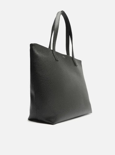 Bolsa Arezzo Shopping Tamanho Grande Lisa Com Carteira Cor Preto