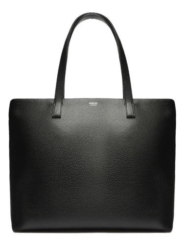 Bolsa Arezzo Shopping Tamanho Grande Lisa Com Carteira Cor Preto