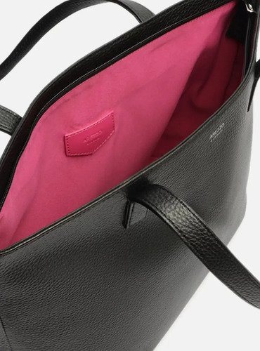 Bolsa Arezzo Shopping Tamanho Grande Lisa Com Carteira Cor Preto