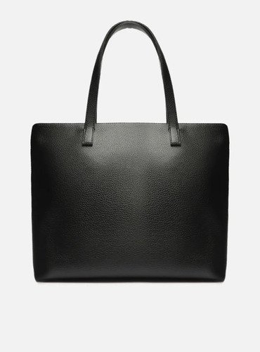 Bolsa Arezzo Shopping Tamanho Grande Lisa Com Carteira Cor Preto