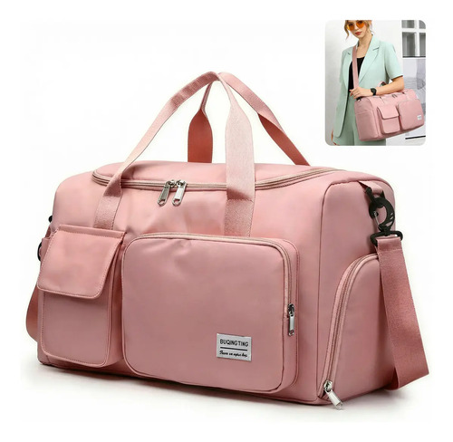 Bolsa de viagem mala transversal academia unisex resistente