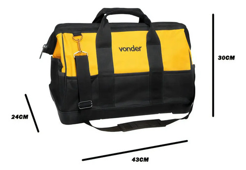 Bolsa Lona Para Ferramentas Fundo Emborrachado Bl-017 Vonder