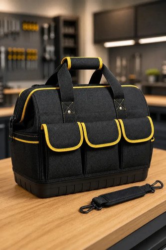 Bolsa maleta de ferramentas 14 pol grande e reforcada 16 bol