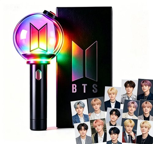 Bomb bts army v4 bluetooth controle luz com fotos