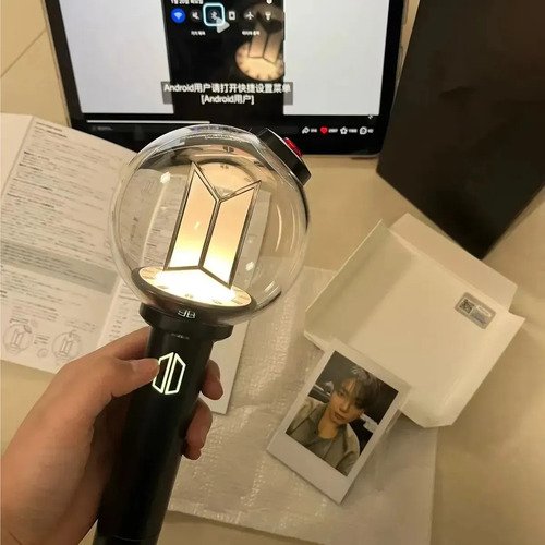 Bomb Bts Army V4 Bluetooth Controle Luz Com Fotos