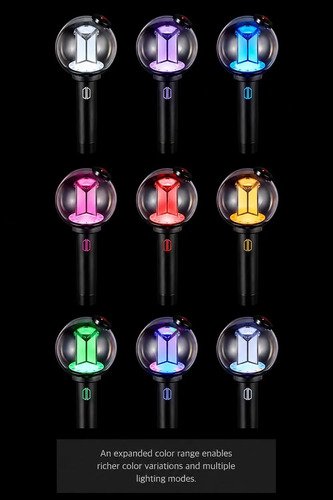 Bomb Bts Army V4 Bluetooth Controle Luz Com Fotos