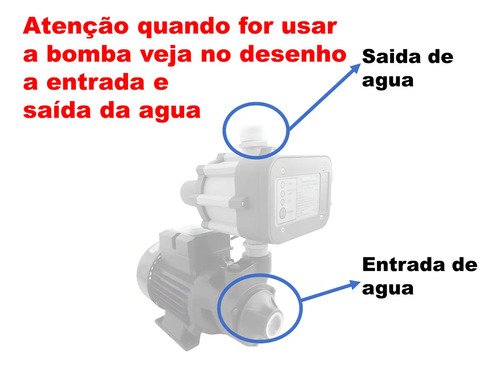 Bomba D`água Motobomba Periférica 0,5hp 1/2 Cv Bp60 Gidrox by Lepono Cor Azul