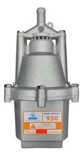 Bomba de agua gribbo 950 submersa vibratoria 450w 34