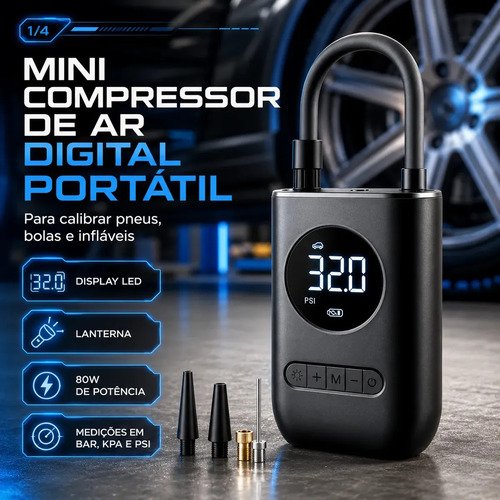 Bomba de ar de mao pneu car air pump sem fio 150 psi luz de