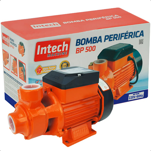 Bomba periferica 05hp 12cv intech machine 60hz bp500