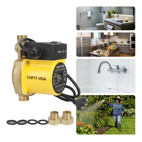 Bomba Pressurizadora 120w 11m 1728 L/h Corpo De Bomba Cobre