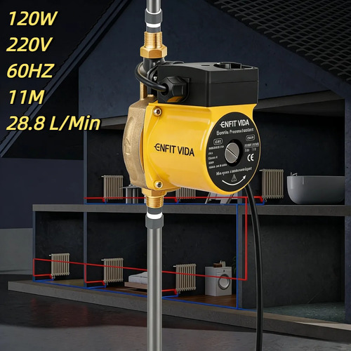 Bomba Pressurizadora 120w 11m 1728 L/h Corpo De Bomba Cobre