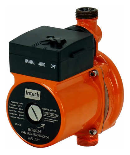 Bomba Pressurizadora 120w Intech Machine Bfl120