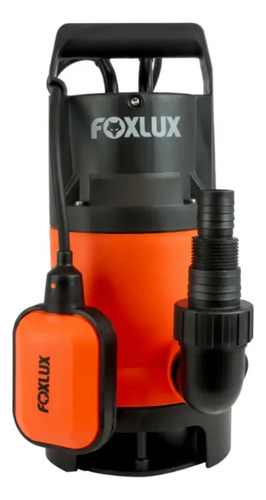 Bomba submersivel foxlux 1cv 750w 220v agua limpa e suja 130