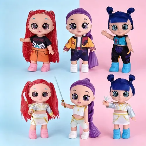 Boneca Articulada Musical Olhos 5d Presente Meninas