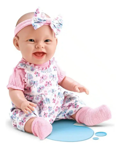 Boneca Reborn Baby Faz Xixi Com Acessórios Articulada Bambola