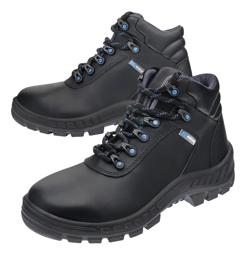 Bota botina amarrar marluvas 70b22 bp e paz masculina azul
