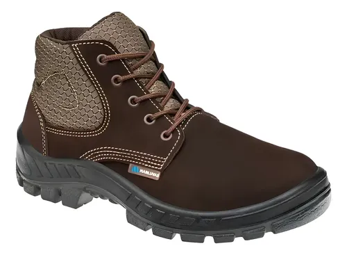 Bota botina de seguranca coturno nobuck marluvas epi com ca