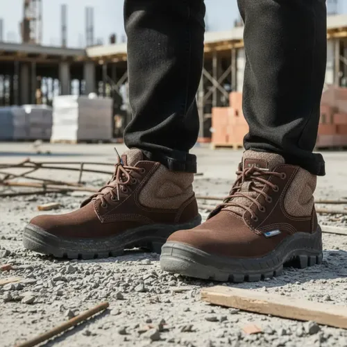 Bota Botina Segurança Marluvas Bico Pvc Couro Nobuck Epi Ca