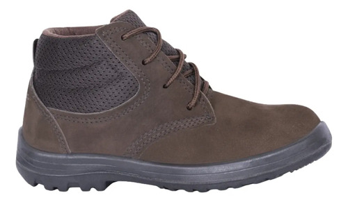 Bota Botina Segurança Tenis Epi Couro Nobuck Bico Pvc Kadesh