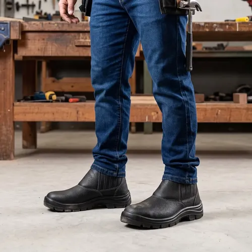 Bota Botina Segurança Trabalho Marluvas Bico Pvc Epi Ca