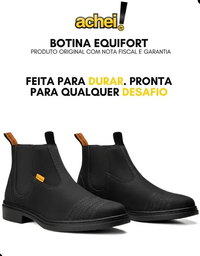 Bota Botina Vaquejada Couro Masculina Feminina Rodeio Cowboy