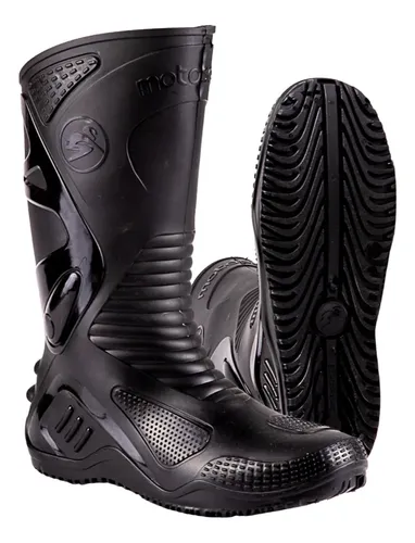 Bota Chuva Motociclista Moto Motoboy Motoqueiro Impermeavel