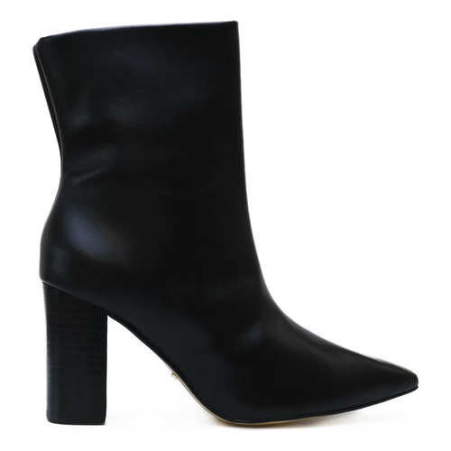 Bota Couro Feminina Werner Unna Salto Bloco Conforto Estilo