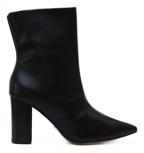 Bota Couro Feminina Werner Unna Salto Bloco Conforto Estilo