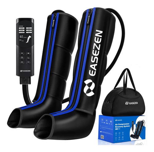 Bota de compressao pneumatica massageador pes easezen 6 modo