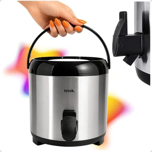 Botijão Térmico 5,5l Inox Garrafão Conserva Quente E Frio