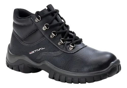 Botina bota trabalho seguranca epi estival wo1003 bico pvc