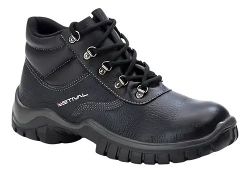 Botina bota trabalho seguranca epi estival wo1003 bico pvc