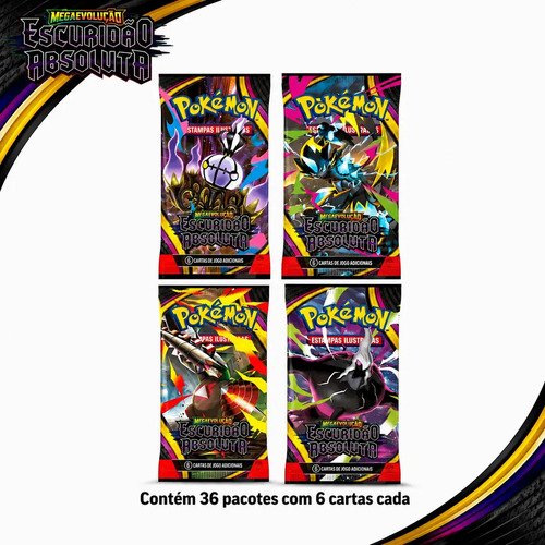 Box Display Pokémon ME05 Escuridão Absoluta